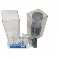 Custom 10ml plastic transparent clear vial packing  boxes for steriods