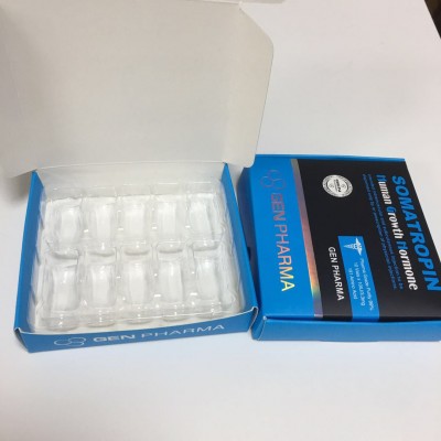 Somatropin growth hormone plastic tray 2ml vial hgh packaging boxes with customized design