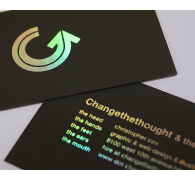 Hologram Foil Business Cards , Personalized Cards