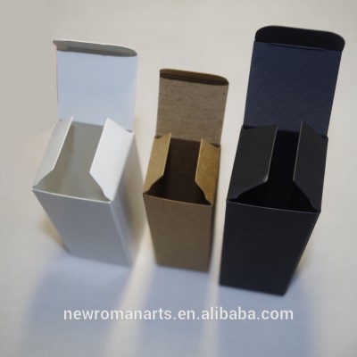 10ml&20ml white black kraft paper drawer boxes for essential oil bottles dropper bottle spray bottle gift packaging